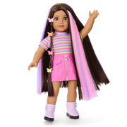 Long Hair Looks™ by Truly Me™ 18-inch Doll #134 & hair accessories N0