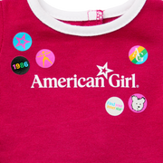 Matching AG™ Grin Pins Ringer Tee Set for Girls & 18-inch Dolls N0