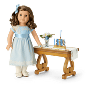 Rebecca’s™ Menorah & Dreidel Set for 18-inch Dolls (Historical Characters) E7