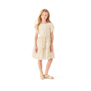 American Girl® x Janie and Jack Sparkly Cream Celebration Dress for Little Girls & Girls R4