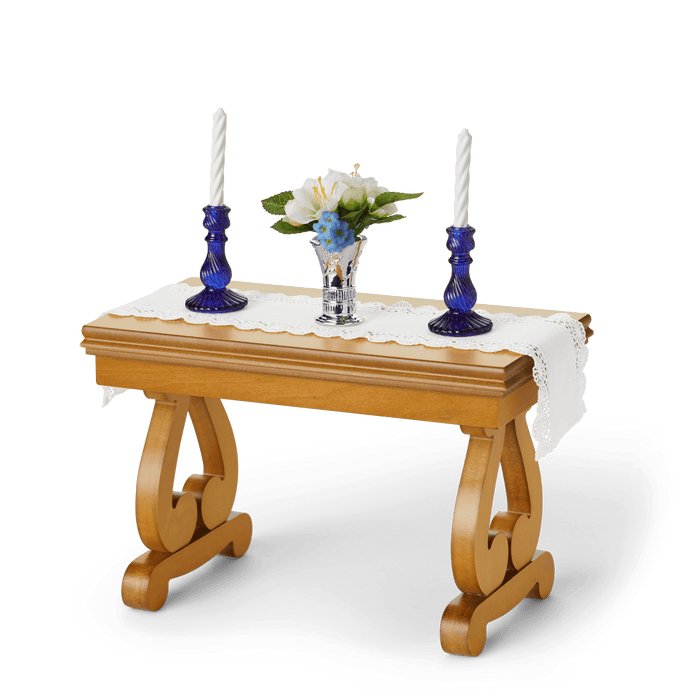 Rebecca’s™ Parlor Table for 18-inch Dolls (Historical Characters) Q2