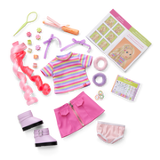 Long Hair Looks™ by Truly Me™ 18-inch Doll #133 & hair accessories Q5