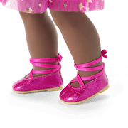 Pink Party-Ready Dress for 18-inch Dolls F0