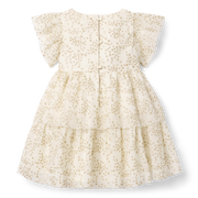 American Girl® x Janie and Jack Sparkly Cream Celebration Dress for Little Girls & Girls R4