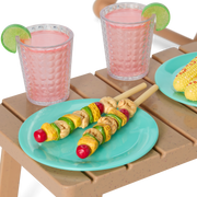 Raquel's™ Beach Chairs & Barbecue Set for 18-inch Dolls (Girl of the Year™ 2026) A9