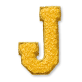 AG™ Letter J Stick-On Patch O9