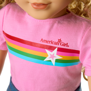 Truly Me™ 18-inch Doll #115 with curly blonde hair J2