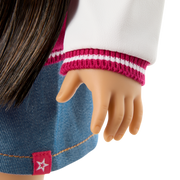 Truly Me™ 18-inch Doll #130 with straight black-brown hair F4