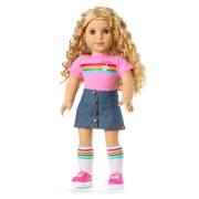 Truly Me™ 18-inch Doll #115 with curly blonde hair J2
