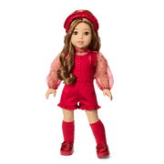 January Garnet Glam Outfit for 18-inch Dolls E2