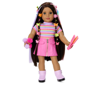 Long Hair Looks™ by Truly Me™ 18-inch Doll #134 & hair accessories I3