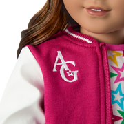 Truly Me™ 18-inch Doll #117 with wavy dark-brown hair Z9