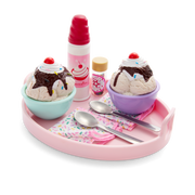 Sundaes for Two Set for 18-inch Dolls Q6