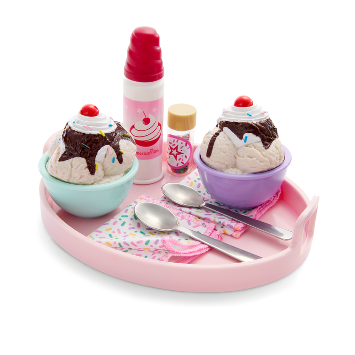 Sundaes for Two Set for 18-inch Dolls Q6
