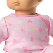 Bitty Baby® Doll #4 with black hair in Pastel Pink W3
