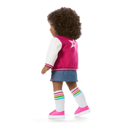 Truly Me™ 18-inch Doll #112 with curly dark-brown hair V6