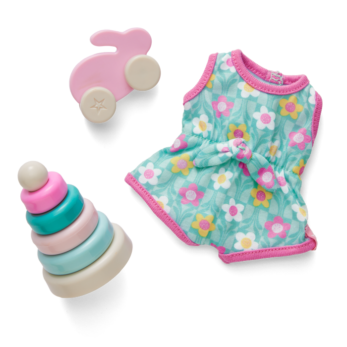 Little Bitty Baby™ Flower Romper & Play Set for 7.75-inch Dolls B8