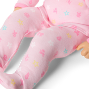 Bitty Baby® Doll #2 with brown hair in Pastel Pink Q3