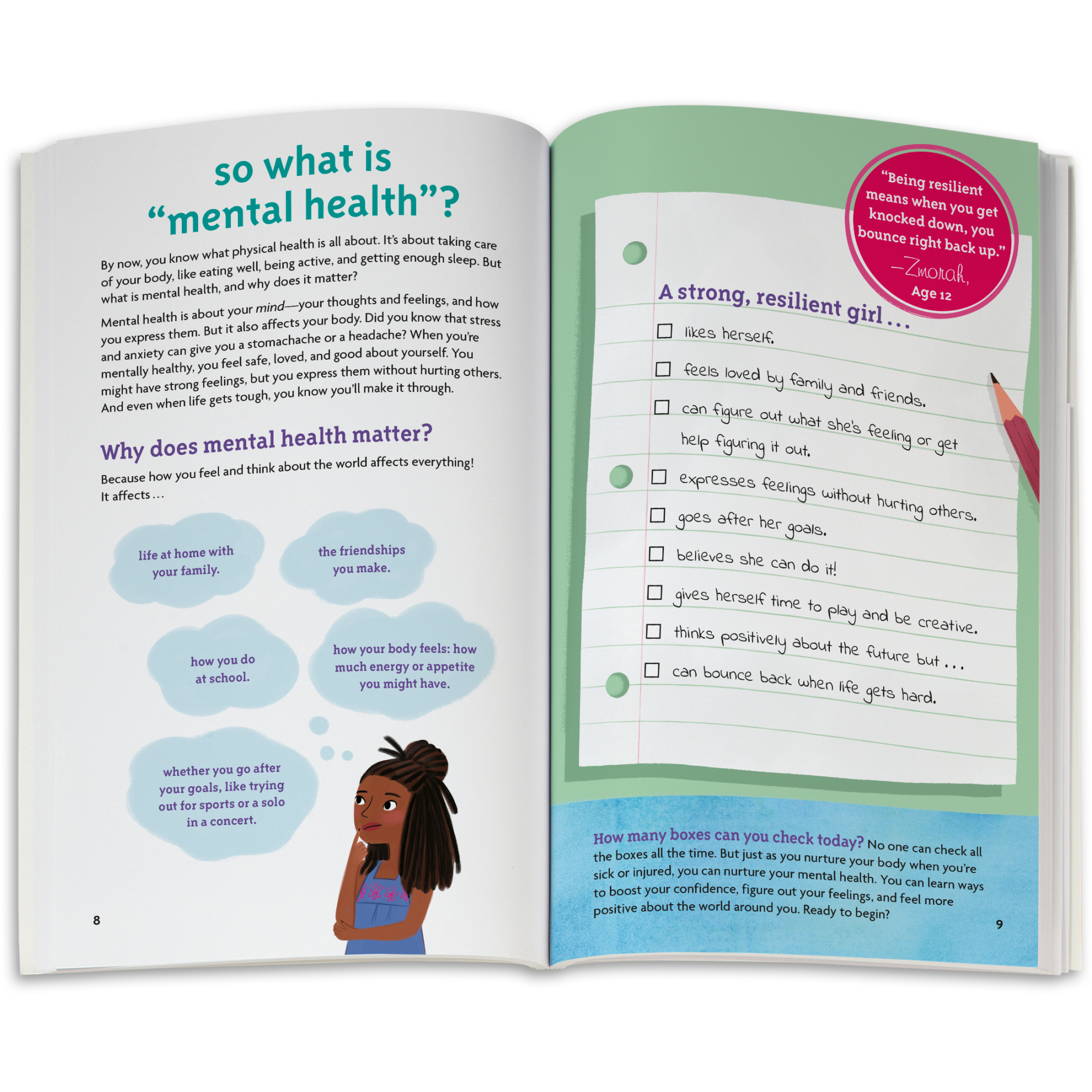 A Smart Girl’s Guide: Caring for Herself Book D9