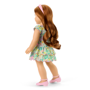 Pastel Petals Dress for 18-inch Dolls Z6