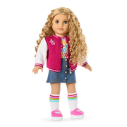Truly Me™ 18-inch Doll #115 with curly blonde hair J2