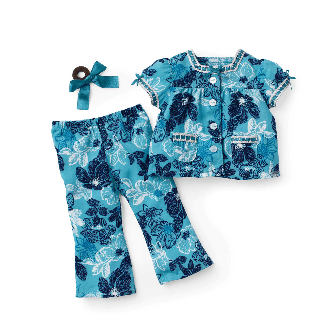 Nanea’s™ Floral Pajamas for 18-inch Dolls (Historical Characters) E7