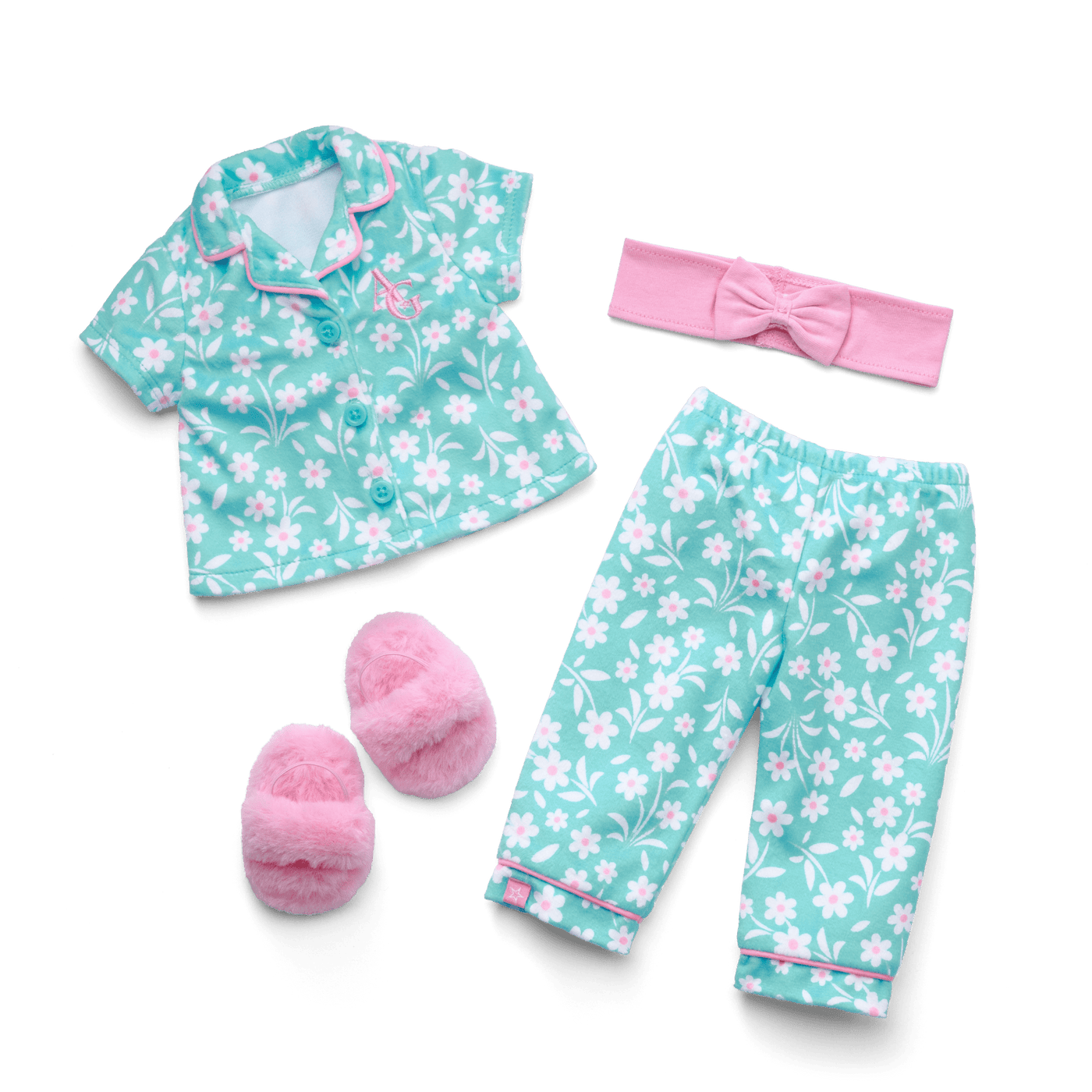 Flower Fun PJs for 18-inch Dolls Z9