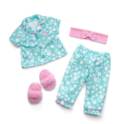 Flower Fun PJs for 18-inch Dolls Z9