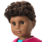 Truly Me™ 18-inch Doll #113 with curly dark-brown hair W3