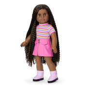 Long Hair Looks™ by Truly Me™ 18-inch Doll #135 & hair accessories K8