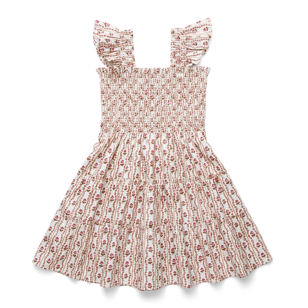 American Girl® x Hill House Home Tiny Ellie Nap Dress for Girls (Felicity™ Print) X3