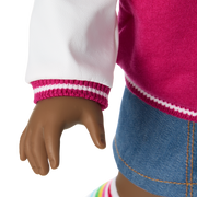 Truly Me™ 18-inch Doll #112 with curly dark-brown hair V6