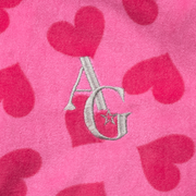 Pink Hearts Hoodie Dress for Girls G5