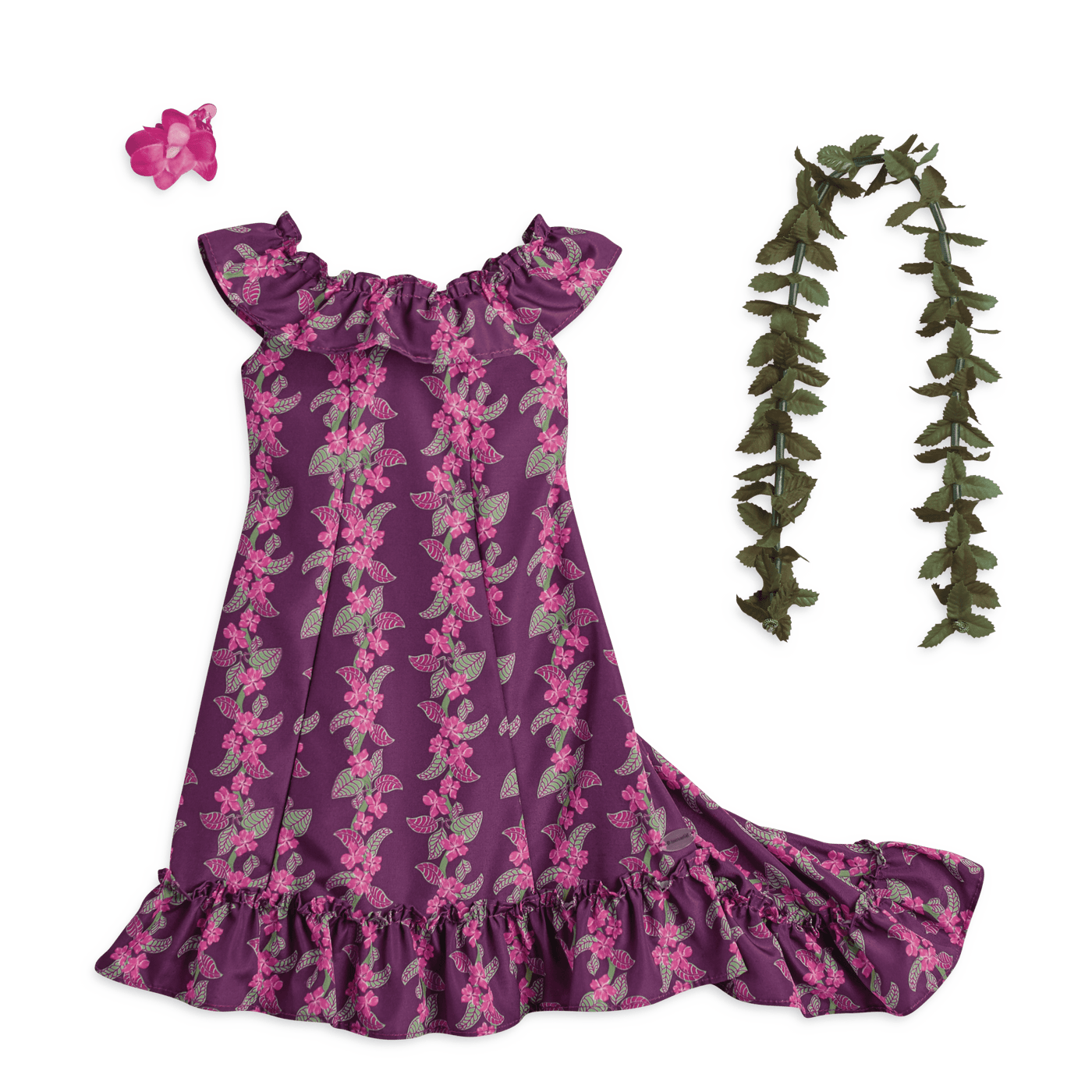 Nanea's Holoku Dress for 18-inch Dolls (Historical Characters) P5