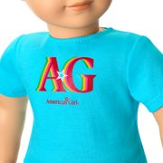Truly Me™ 18-inch Doll #104 with straight caramel hair W5