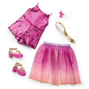 Glam Sparkly Concert Outfit for 18-inch Dolls X2