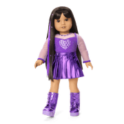 February Amethyst Bliss Outfit for 18-inch Dolls D9