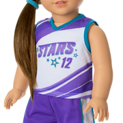 Star Player Basketball Outfit for 18-inch Dolls Z6