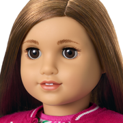 Truly Me™ 18-inch Doll #107 with straight brown hair F0