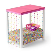 Julie’s™ Groovy Bed & Bedding for 18-inch Dolls (Historical Characters) H3
