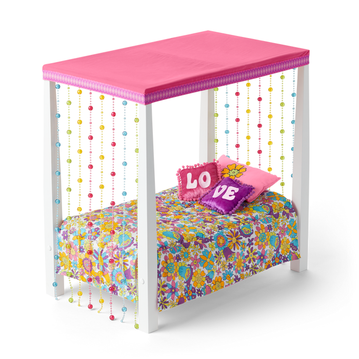 Julie’s™ Groovy Bed & Bedding for 18-inch Dolls (Historical Characters) H3
