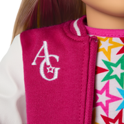 Truly Me™ 18-inch Doll #100 with straight layered blonde hair B3
