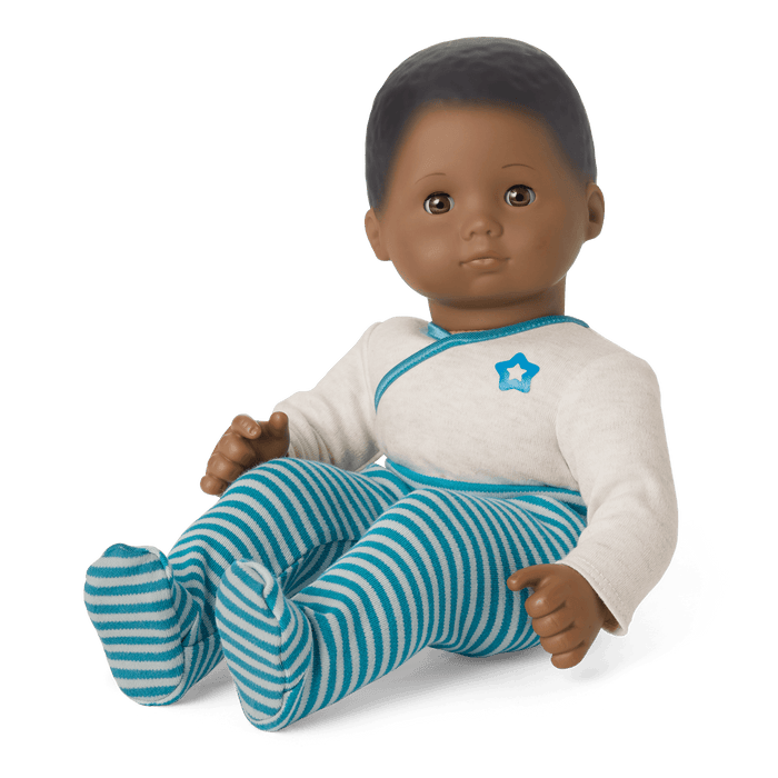 Bitty Baby® Doll #1 with black hair in Soft Blue Z0