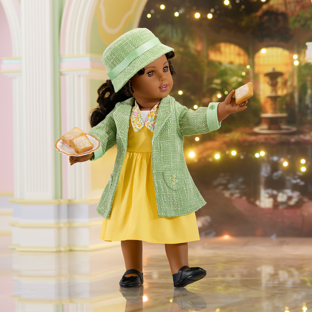 American Girl® Disney Princess Tiana Work Dress & Accessories for 18-inch Dolls A6