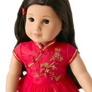 Lunar New Year's Celebration Outfit for 18-inch Dolls L0