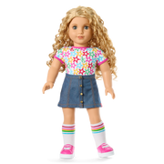 Truly Me™ 18-inch Doll #115 with curly blonde hair J2