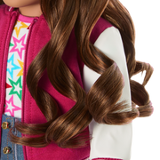 Truly Me™ 18-inch Doll #117 with wavy dark-brown hair Z9