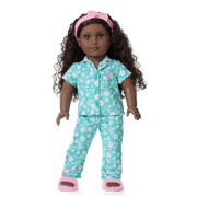 Flower Fun PJs for 18-inch Dolls Z9