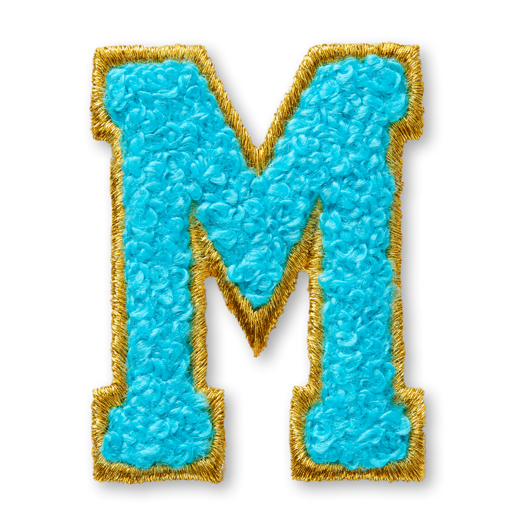 AG™ Letter M Stick-On Patch E4