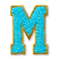 AG™ Letter M Stick-On Patch E4